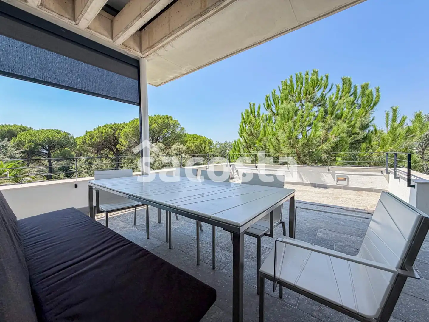 Terraza de Casa o chalet en venta en Caldes de Malavella con Aire acondicionado, Calefacción y Jardín privado