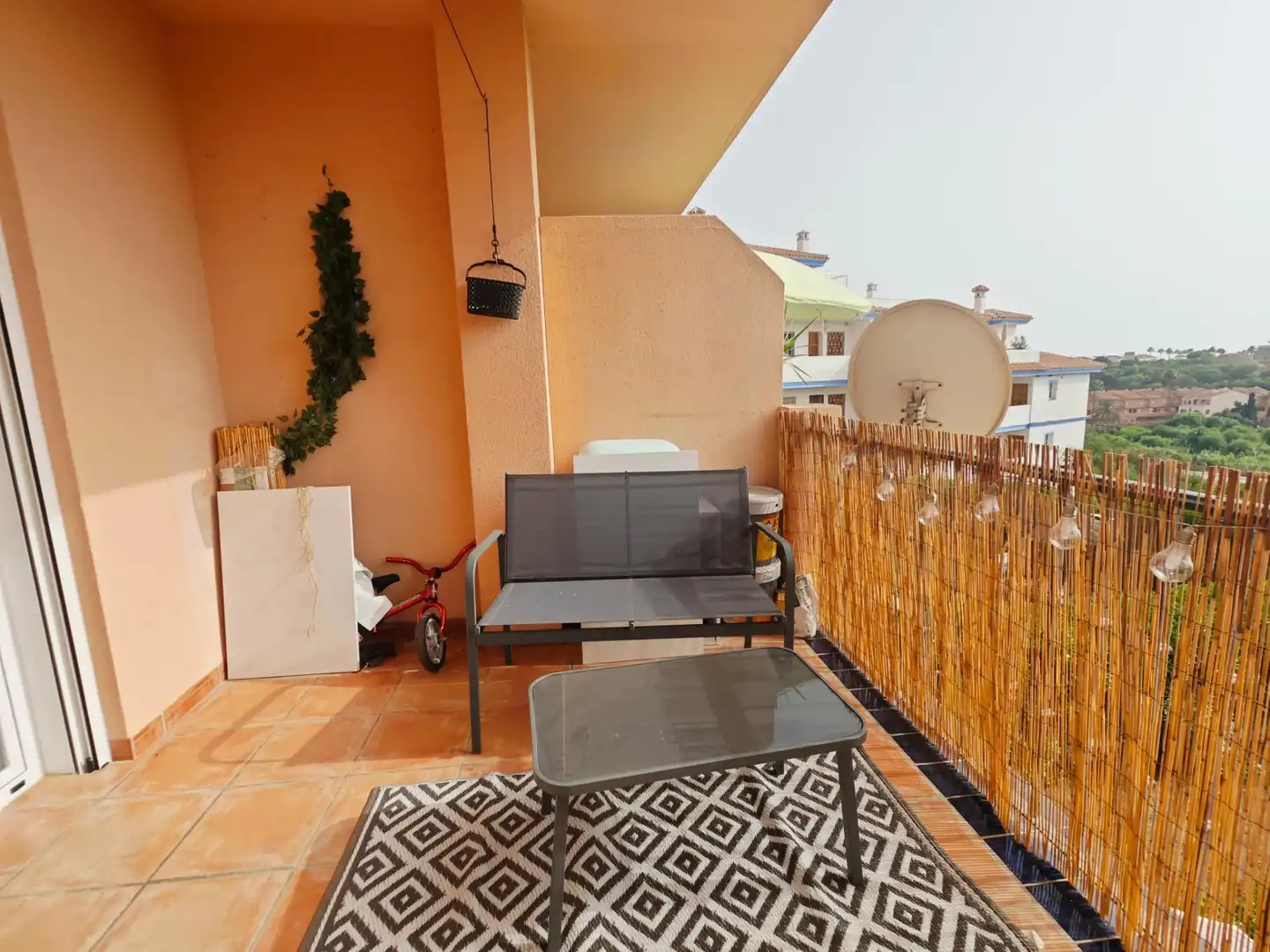Terrace of Ground floor for rent in Mijas  with Air Conditioner, Private garden and Terrace