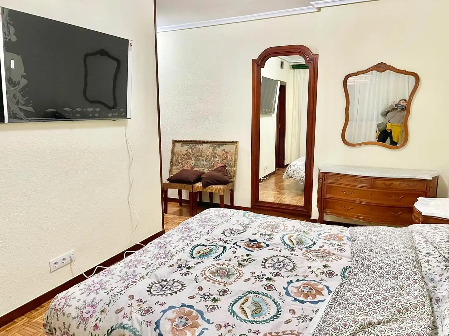 Bedroom of Apartments for rent in Cartagena  with Air Conditioner, Furnished and Washing machine