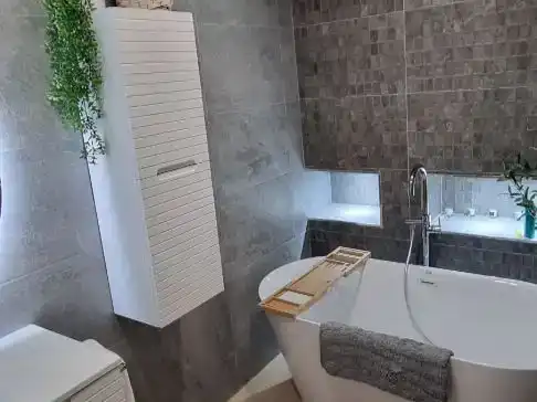 Bathroom of Flat for sale in Getafe  with Air Conditioner