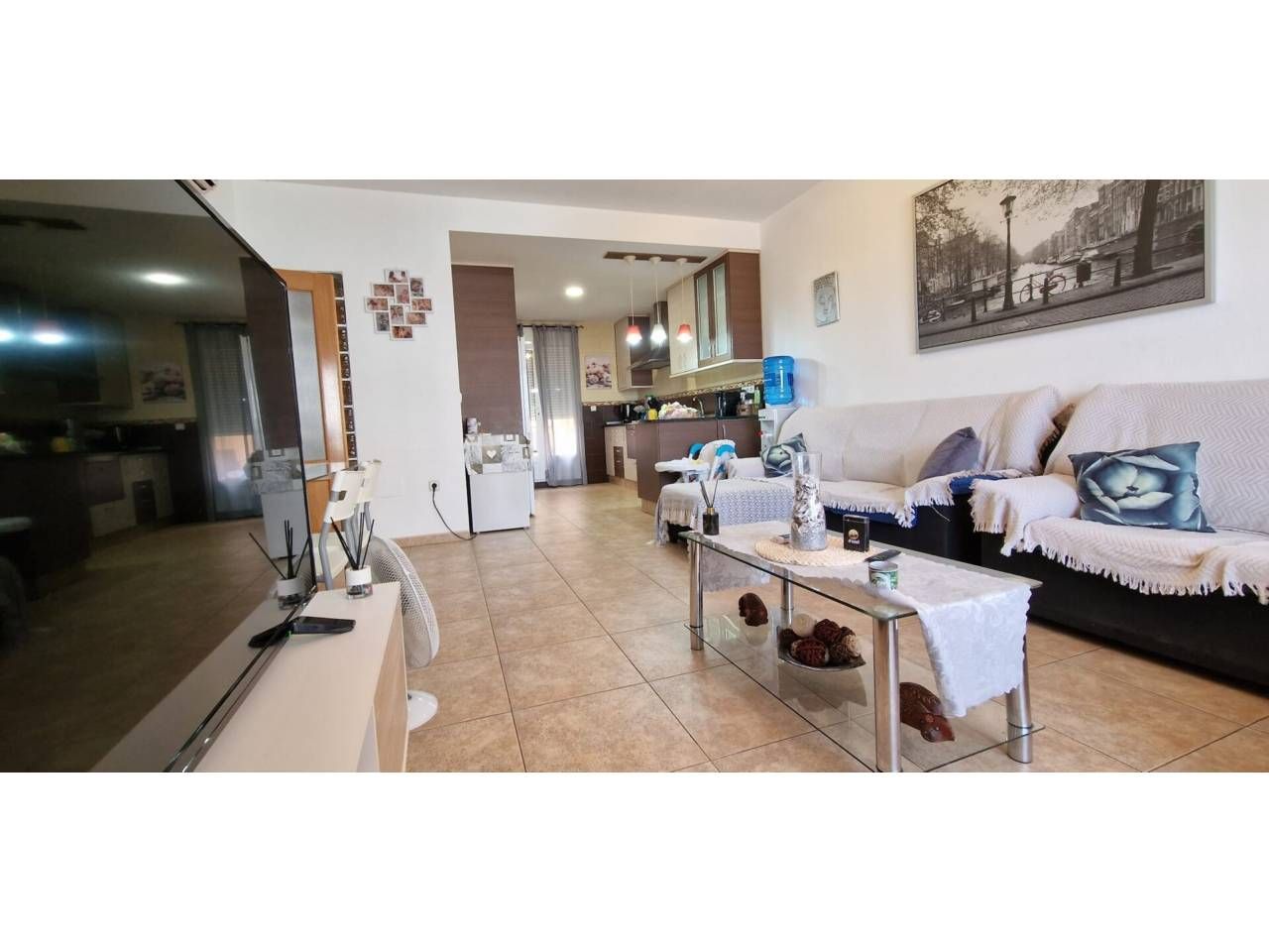 Sala de estar de Casa adosada en venta en Cartagena con Aire acondicionado, Calefacción y Jardín privado