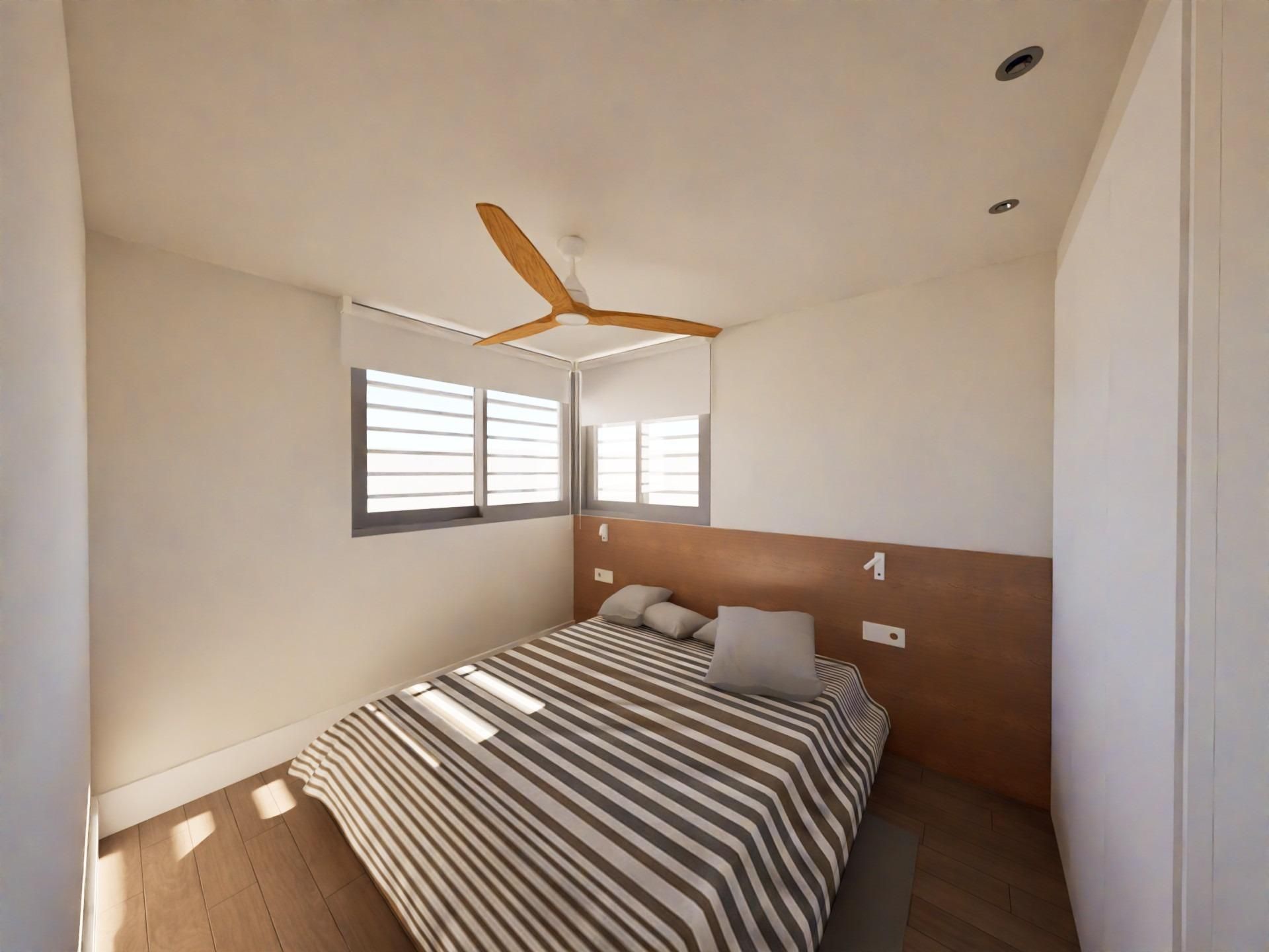 Bedroom of Flat for sale in Sabadell  with Air Conditioner and Parquet flooring