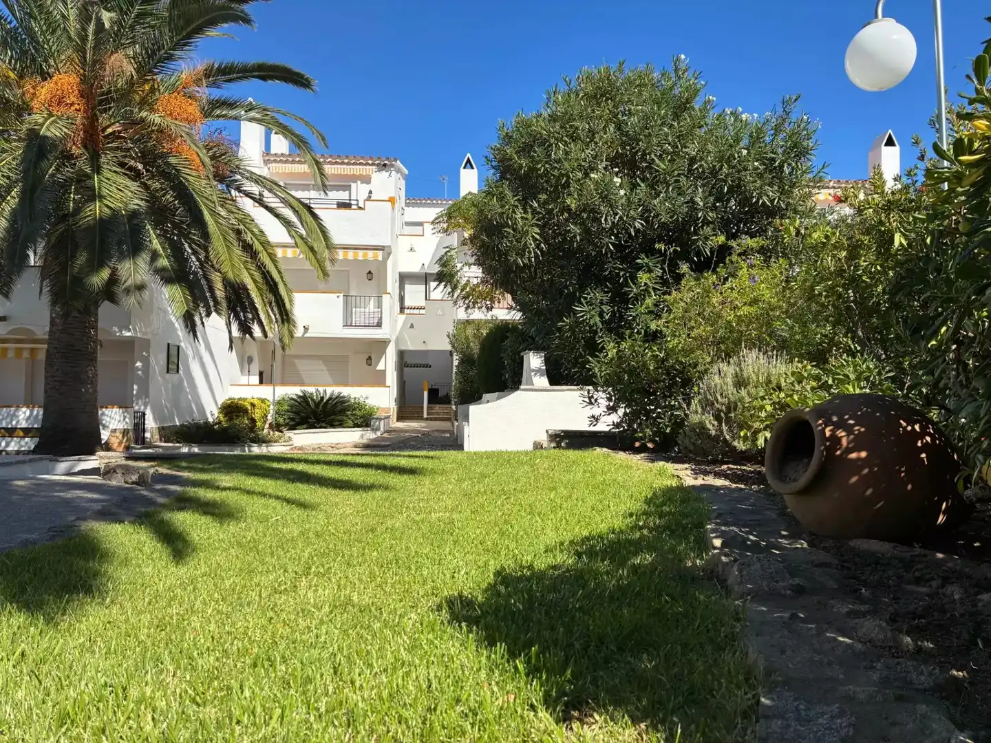 Jardín de Apartamento en venta en Roses con Aire acondicionado, Calefacción y Terraza