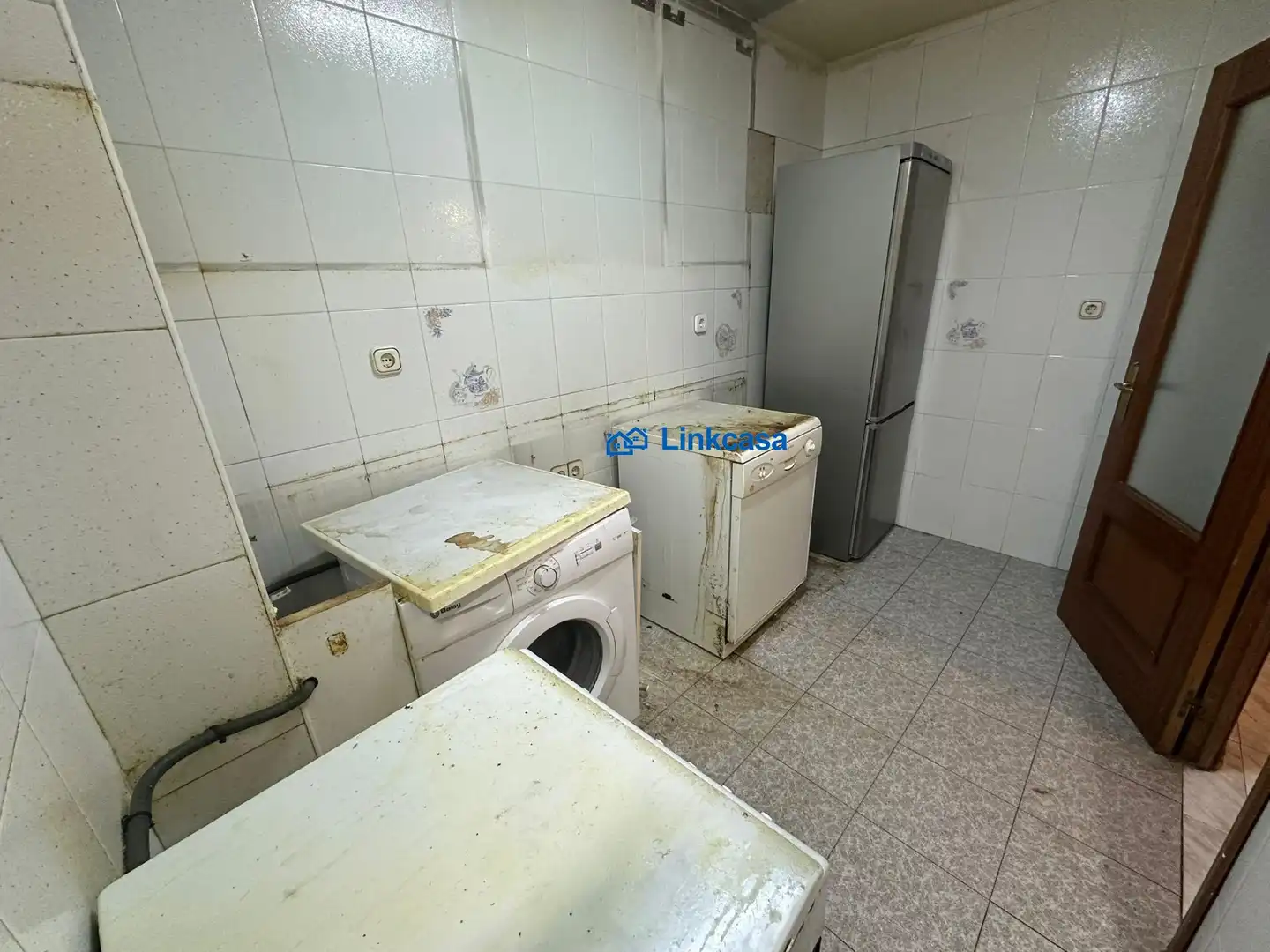 Kitchen of Flat for sale in Madrid  with Air Conditioner, Heating and Balcony