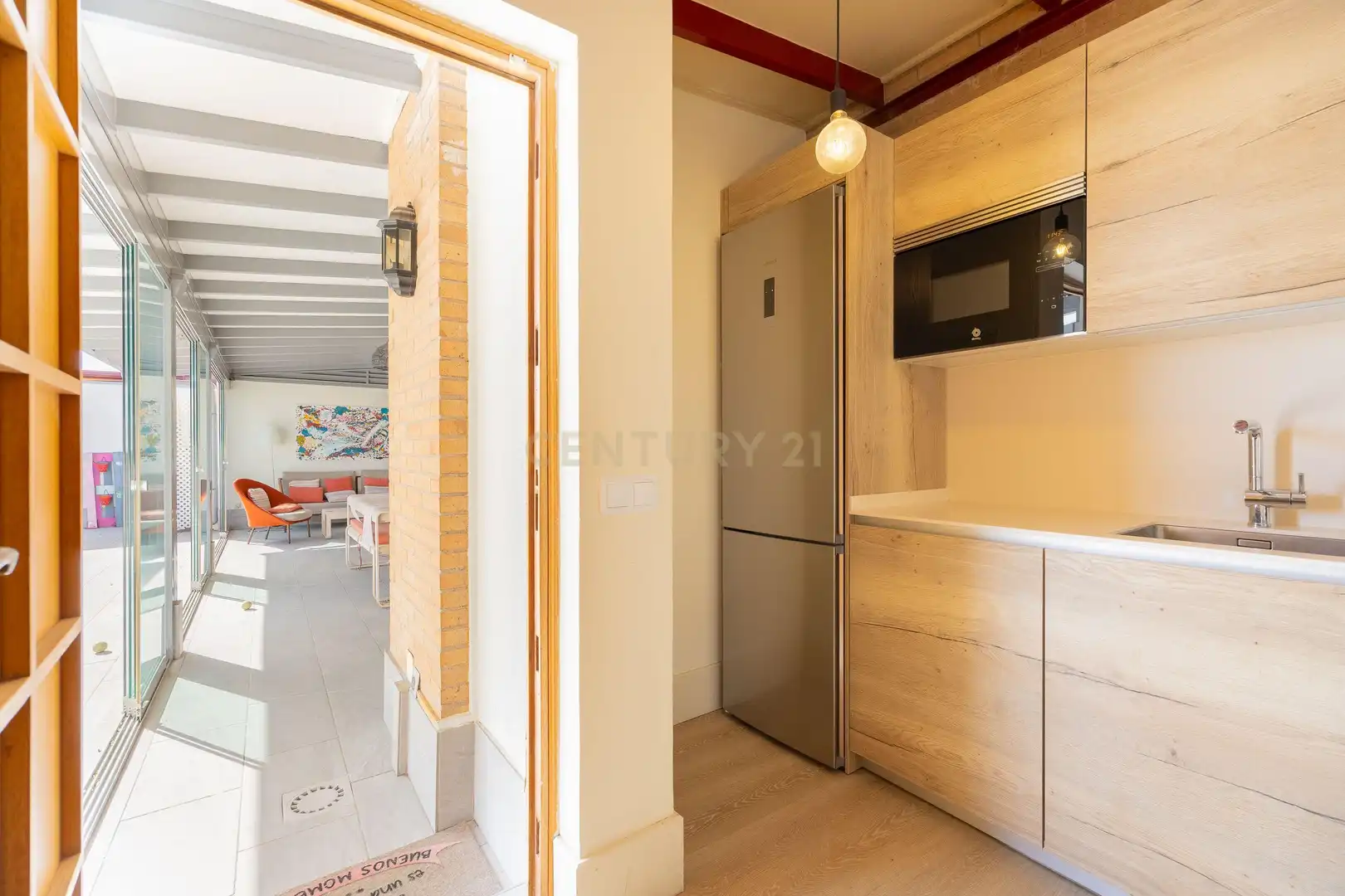 Cocina de Apartamento en venta en Madrid con Piscina