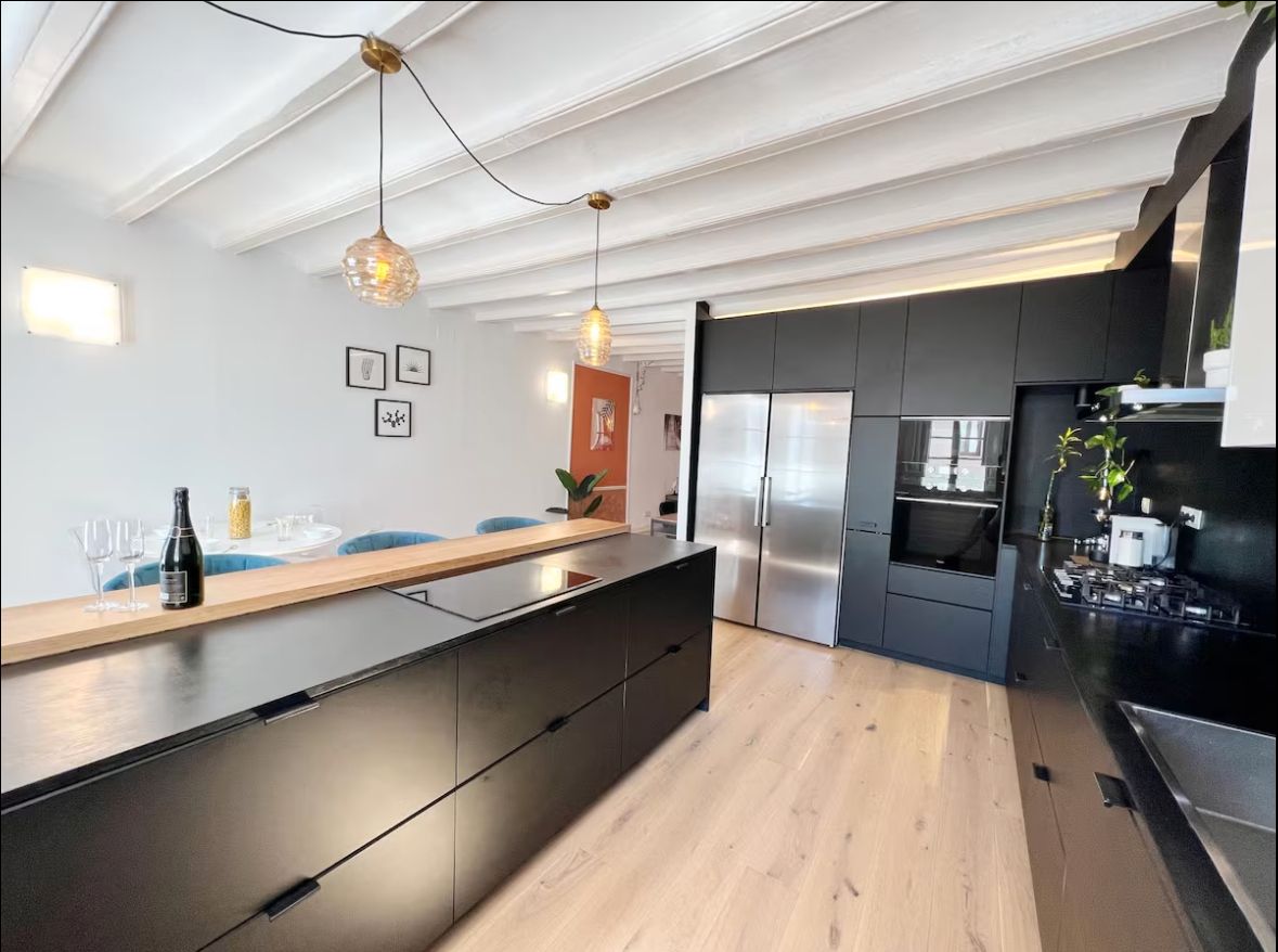 Cocina de Piso en venta en  Barcelona Capital con Parquet, Terraza y Trastero