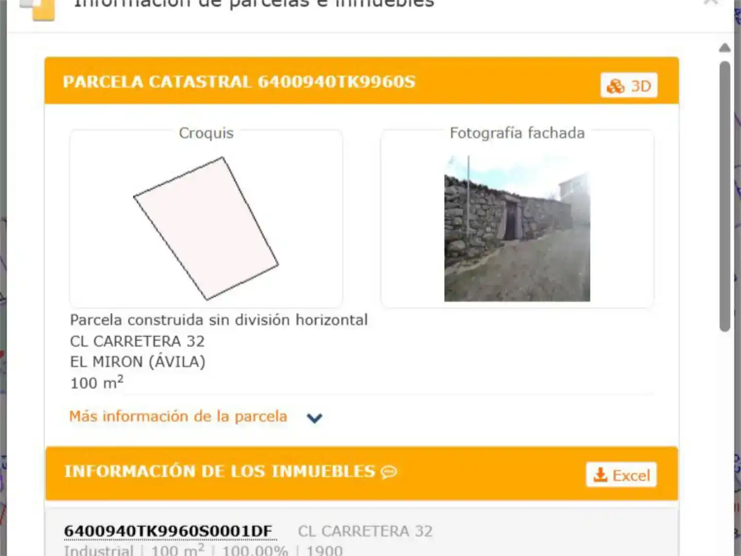 Exterior view of Land for sale in El Mirón