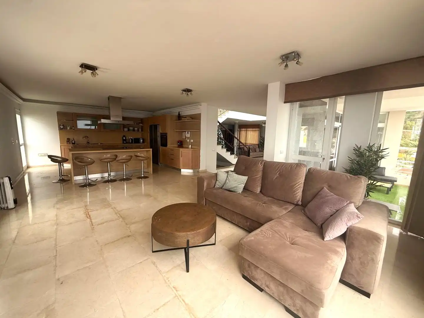 Sala de estar de Casa o chalet en venta en El Sauzal con Jardín privado, Terraza y Trastero
