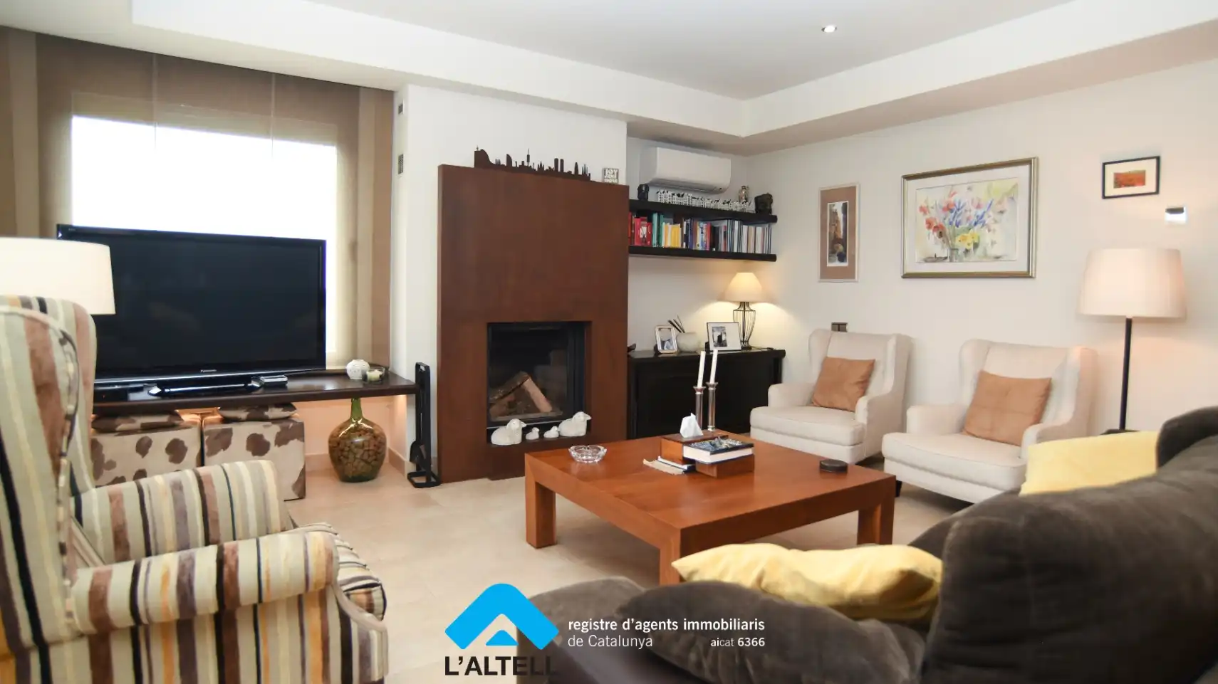 Sala de estar de Casa o chalet en venta en La Garriga con Aire acondicionado, Calefacción y Terraza