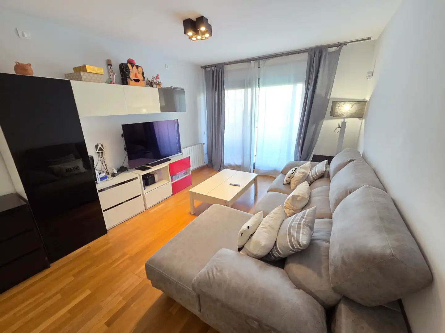 Wohnzimmer von Wohnung zum Verkauf in Vilafranca del Penedès mit Klimaanlage, Heizung und Parkett