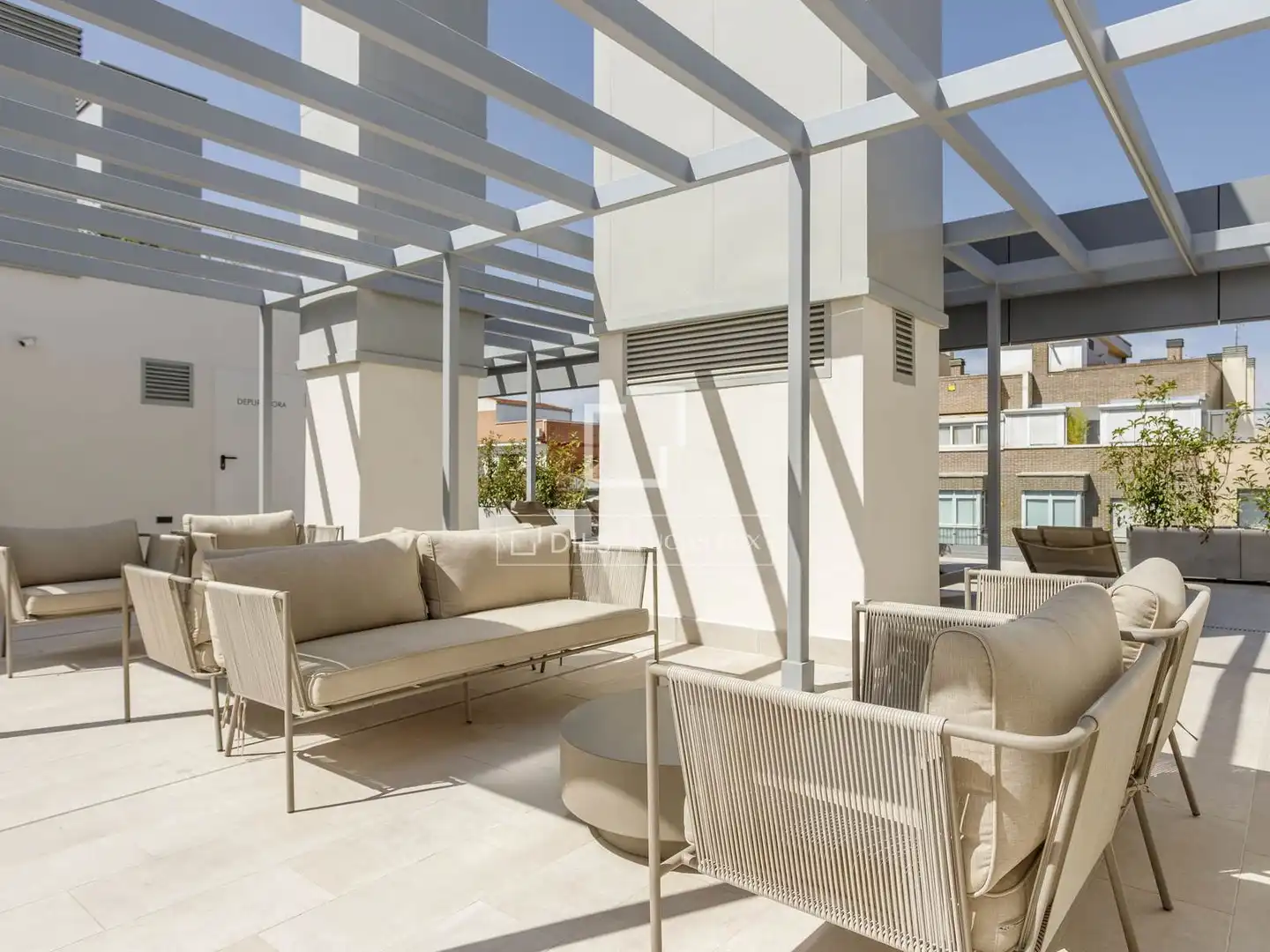 Terrace of Flat for rent in Madrid  with Air Conditioner, Heating and Parquet flooring