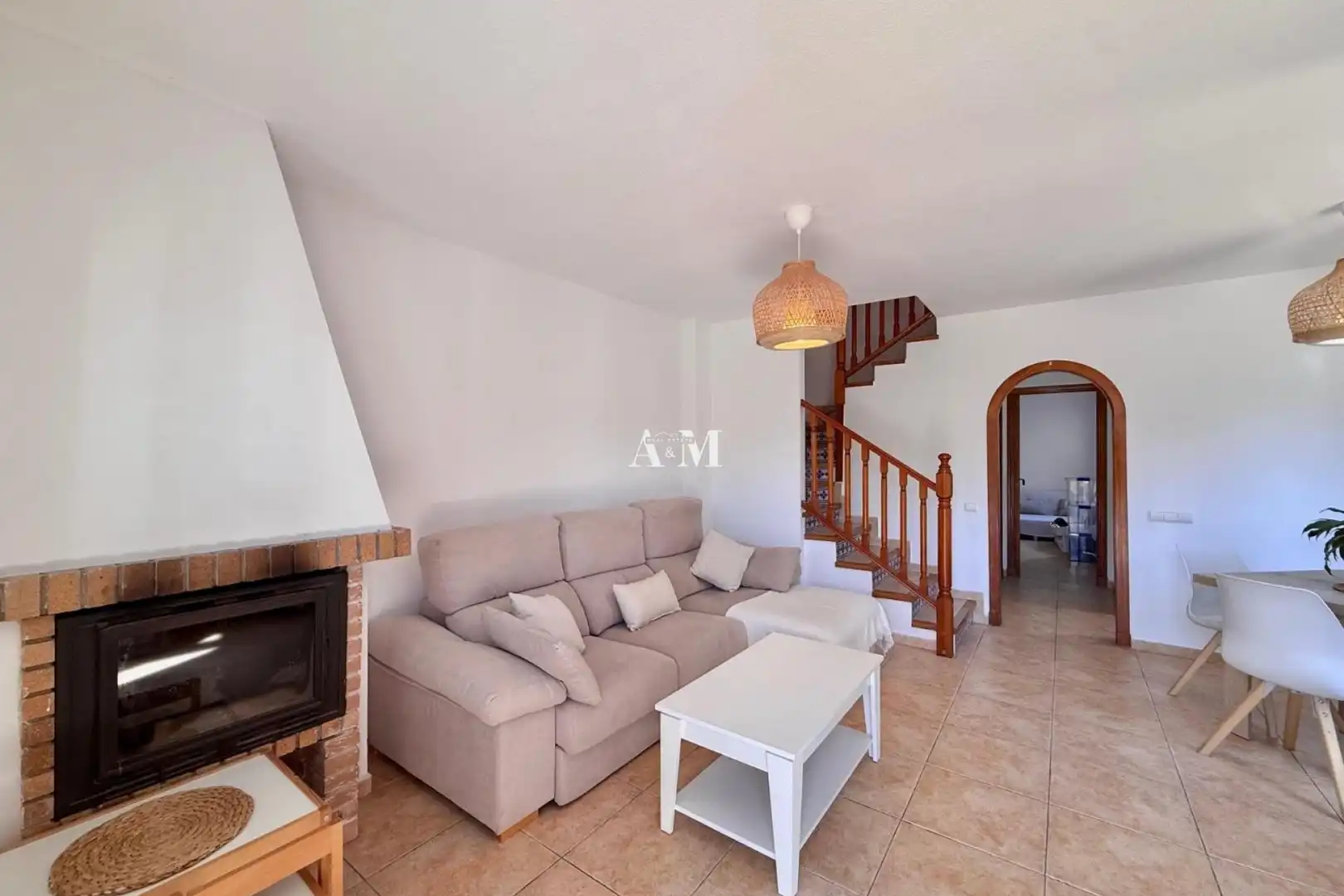 Living room of Detached homes for rent in Santa Pola  with Terrace, Swimming Pool and Furnished