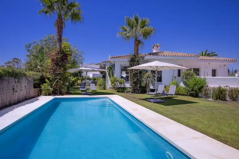 Jardí de Casa o xalet de lloguer en Marbella amb Aire condicionat, Jardí privat i Terrassa