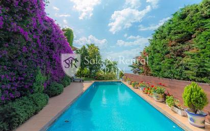 Swimming pool of House or chalet for sale in Lloret de Mar  with Air Conditioner, Terrace and Swimming Pool