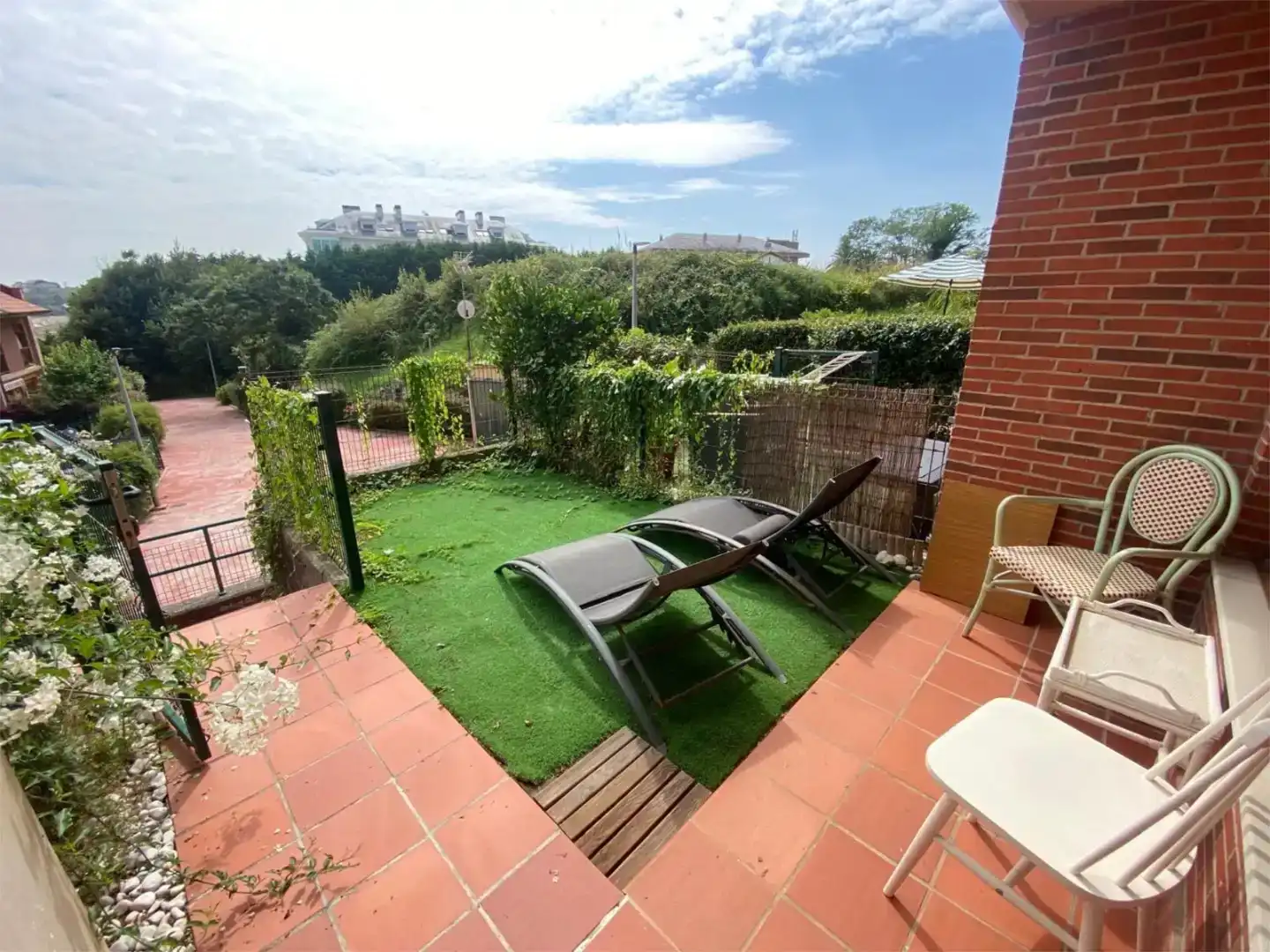 Terraza de Casa o chalet en venta en San Vicente de la Barquera con Jardín privado, Parquet y Amueblado