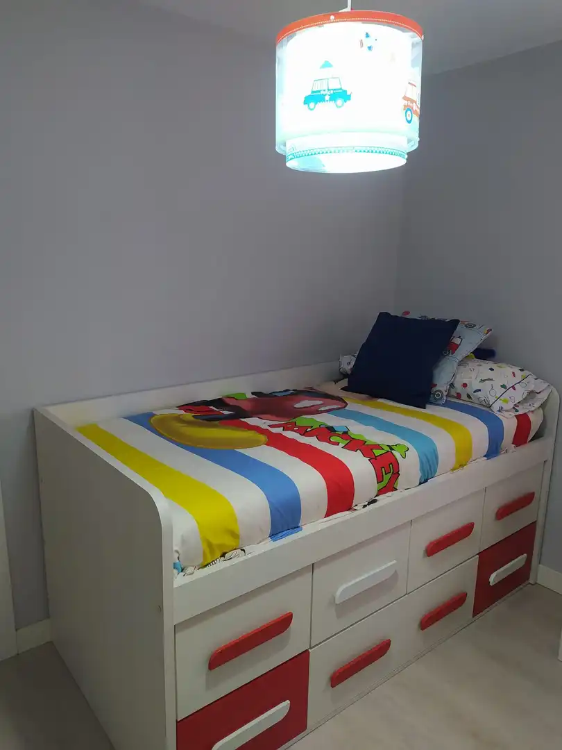 Schlafzimmer von Wohnung zur Miete in Málaga mit Klimaanlage, Terrasse und Möbliert