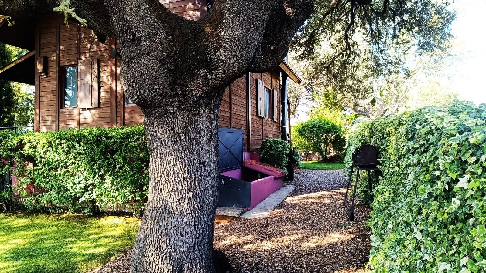 Jardí de Casa o xalet en venda en Palacios del Pan amb Calefacció, Jardí privat i Terrassa
