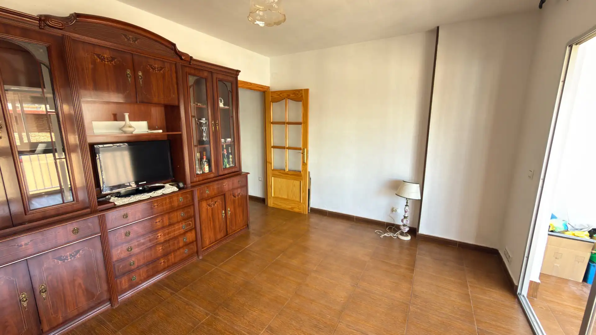 Sala de estar de Piso de alquiler en Málaga con Aire acondicionado, Terraza y Horno