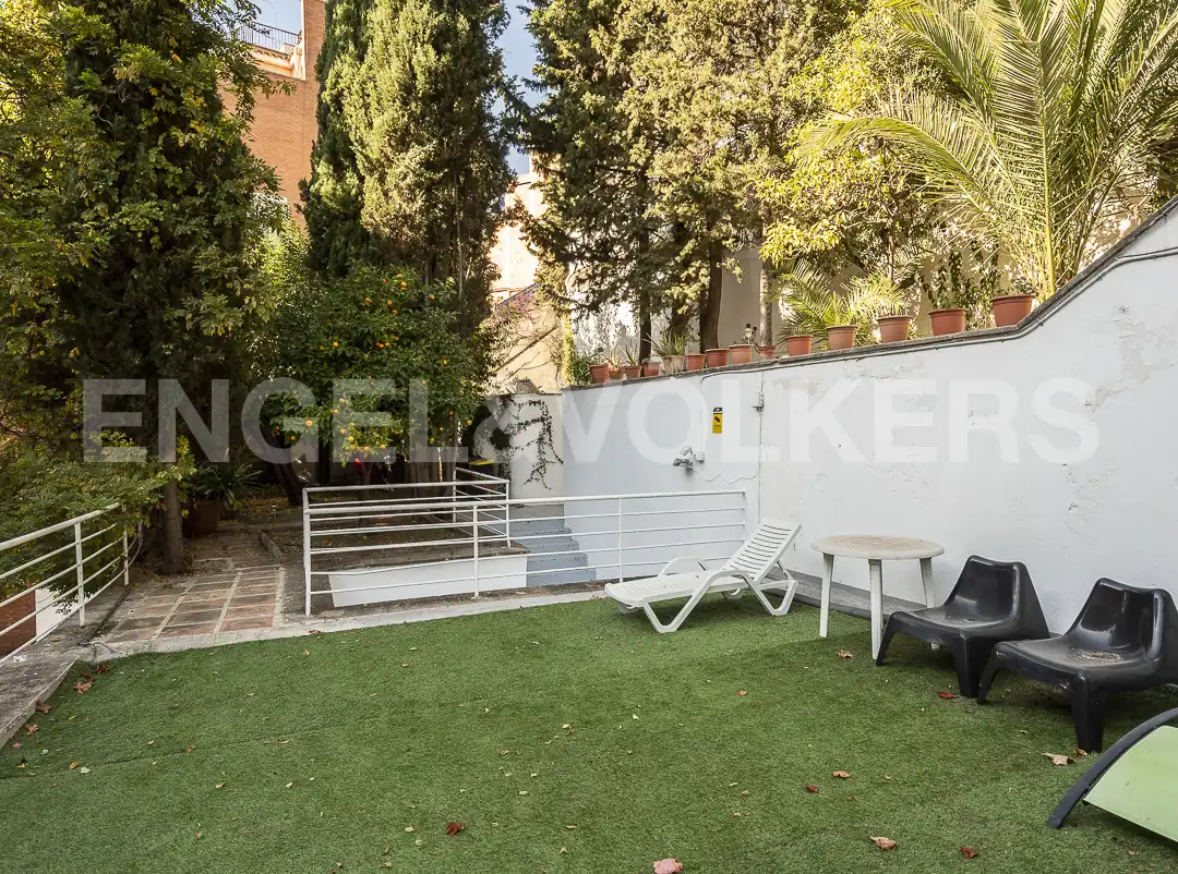 Jardí de Casa o xalet en venda en Barcelona amb Calefacció, Jardí privat i Terrassa