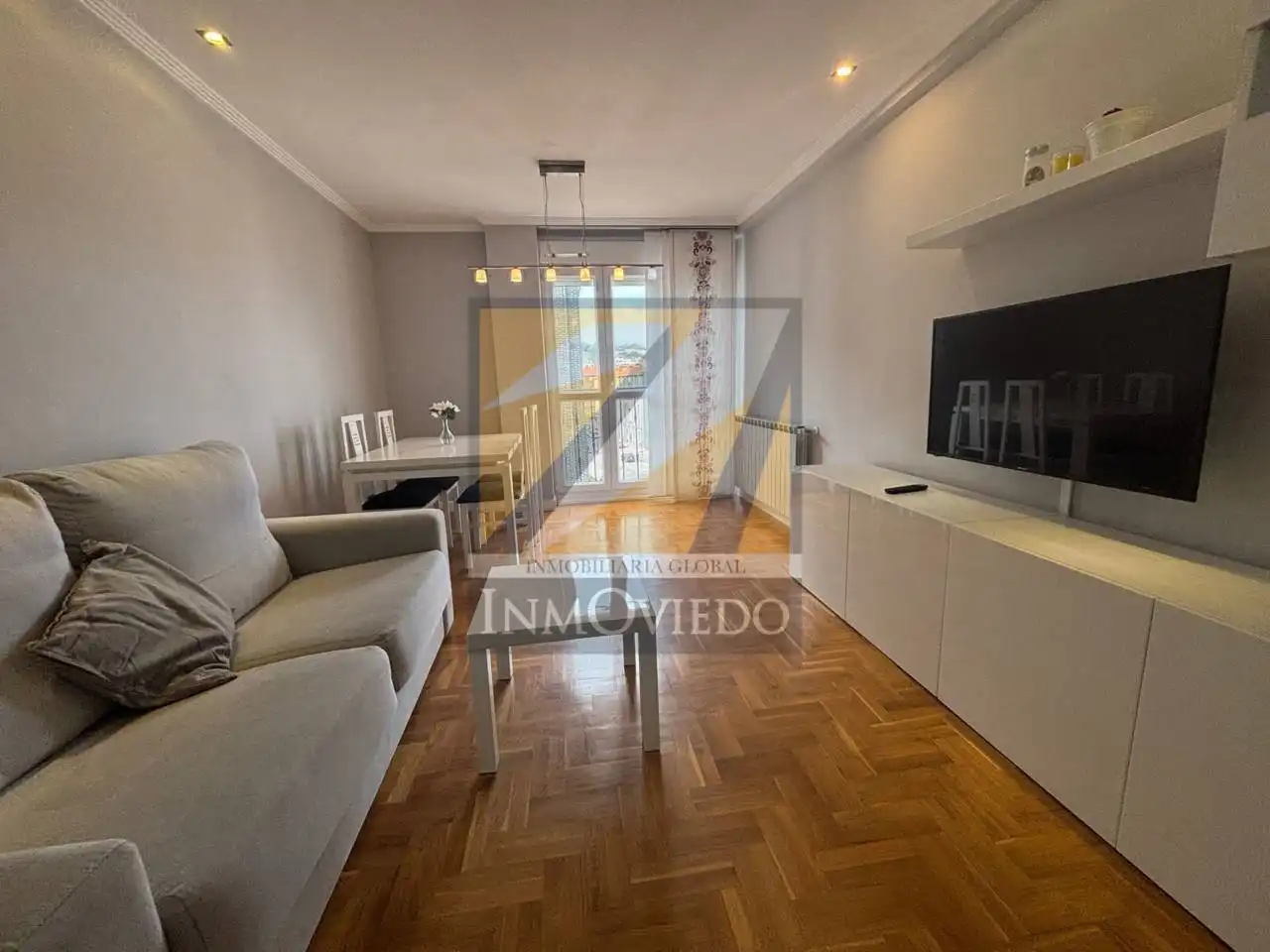 Living room of Flat for rent in Gozón  with Heating, Storage room and Furnished