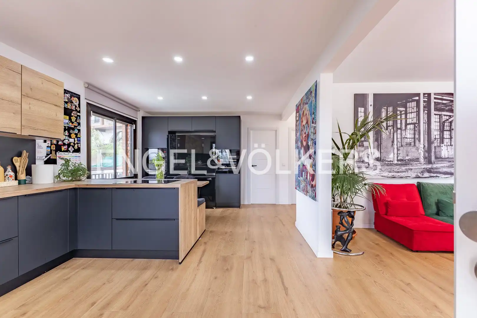 Cocina de Casa adosada en venta en Terrassa con Aire acondicionado, Calefacción y Jardín privado