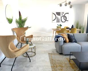 Living room of Flat for sale in Cómpeta  with Private garden, Terrace and Swimming Pool