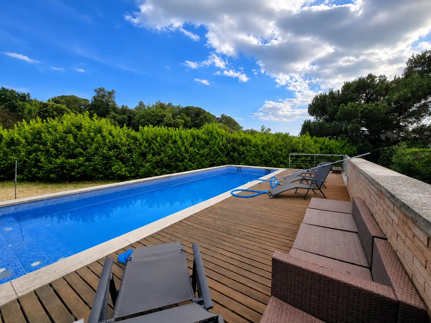Piscina de Casa o xalet en venda en Seva amb Calefacció, Jardí privat i Terrassa