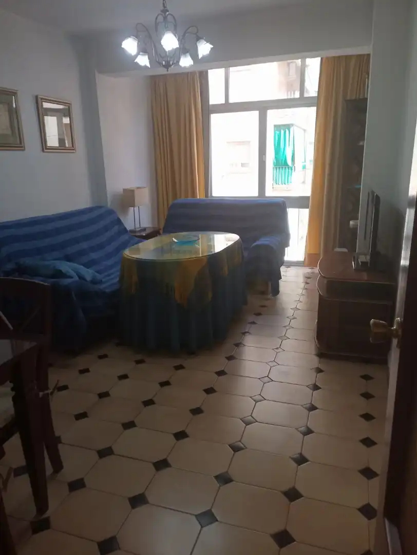 Sala d'estar de Pis de lloguer en Granada amb Moblat i Rentadora