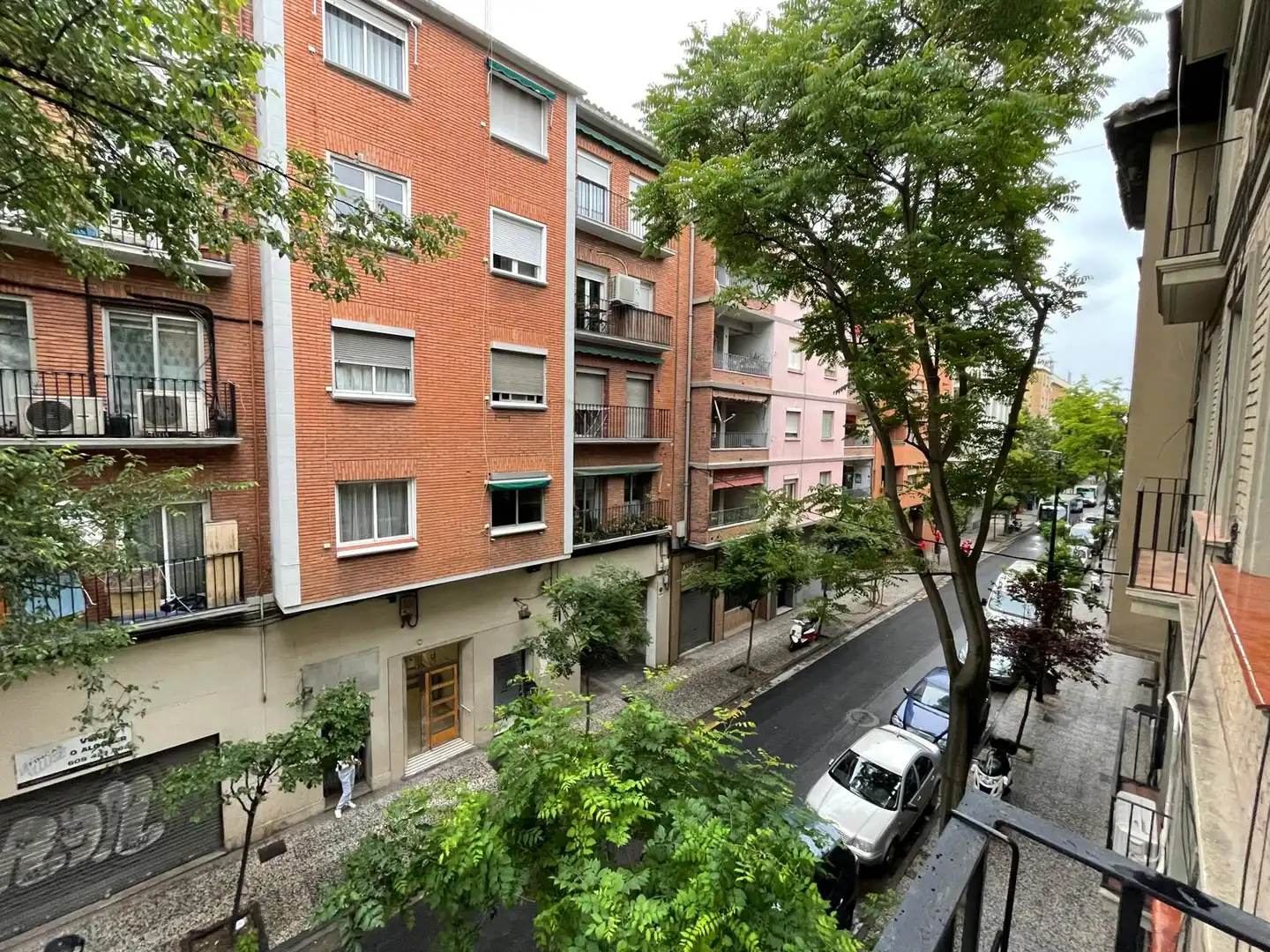 Vista exterior de Piso de alquiler en Zaragoza con Aire acondicionado, Calefacción y Parquet