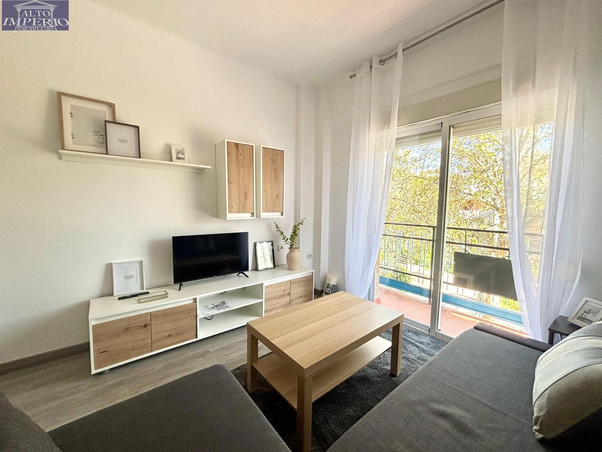 Living room of Flat to rent in  Granada Capital  with Air Conditioner and Balcony