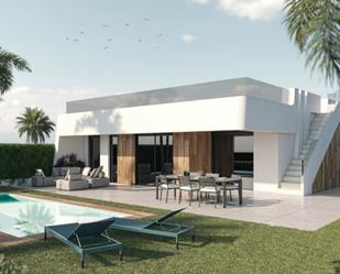 Vista exterior de Casa o xalet en venda en Alhama de Murcia amb Aire condicionat, Jardí privat i Terrassa