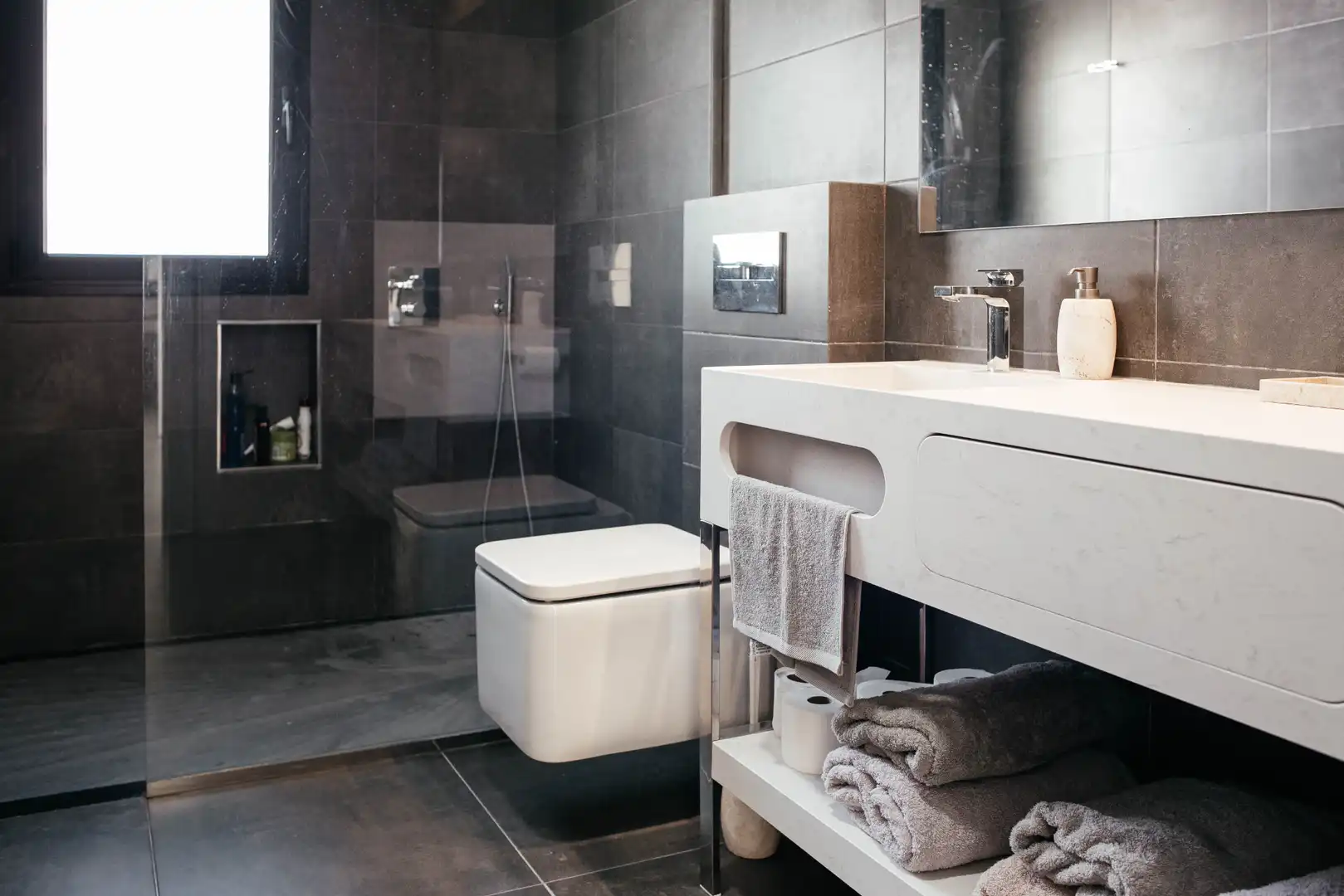 Baño de Casa o chalet de alquiler en San Bartolomé de Tirajana con Aire acondicionado, Calefacción y Jardín privado