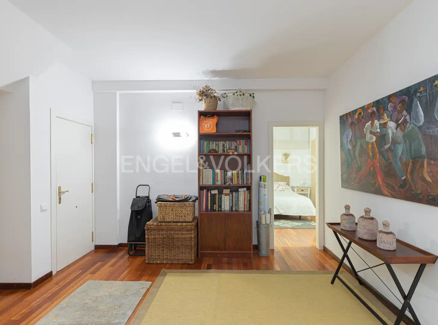 Sala de estar de Casa adosada de alquiler en Barcelona con Aire acondicionado, Calefacción y Jardín privado