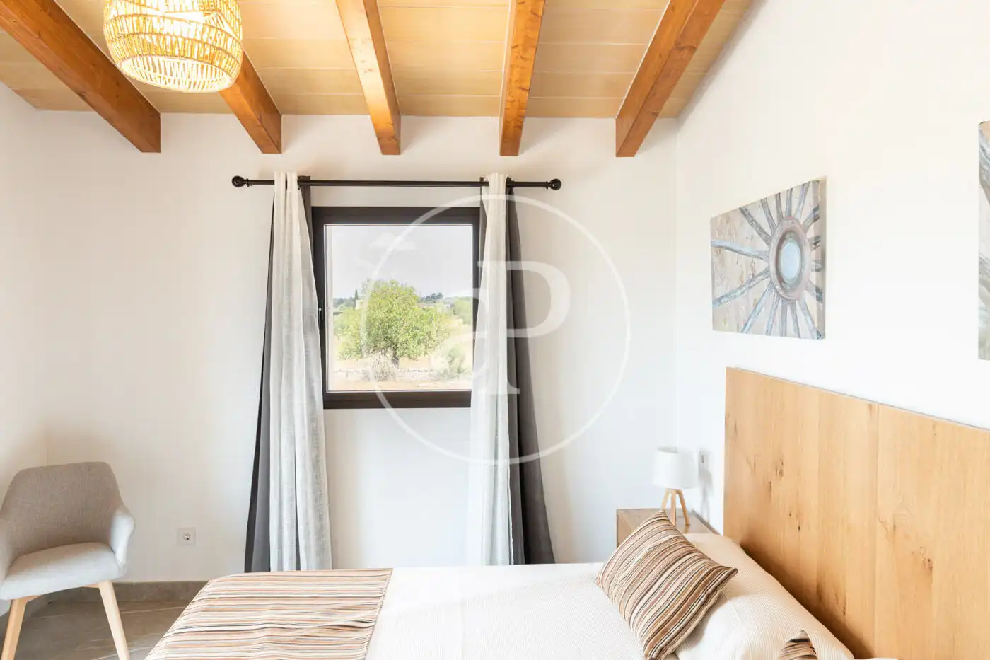 Bedroom of Houses for rent in Felanitx  with Air Conditioner, Private garden and Swimming Pool