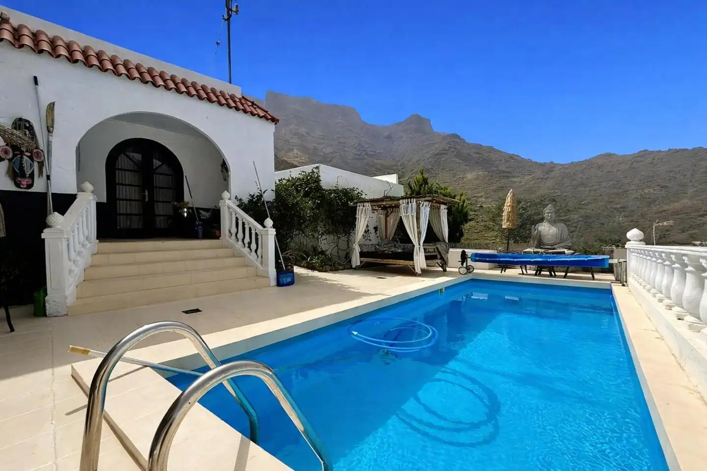 Piscina de Casa o xalet en venda en Mogán amb Aire condicionat, Jardí privat i Terrassa