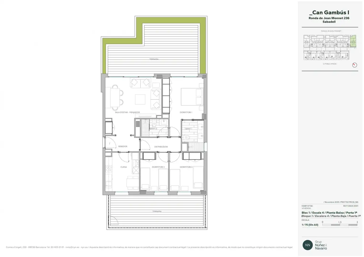 Flat for rent in RDA. JEAN MONNET 230-238, SABADELL, Can Gambús