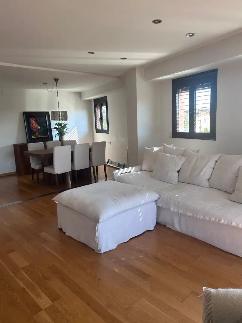 Sala de estar de Piso en venta en Gurb con Calefacción, Terraza y Horno