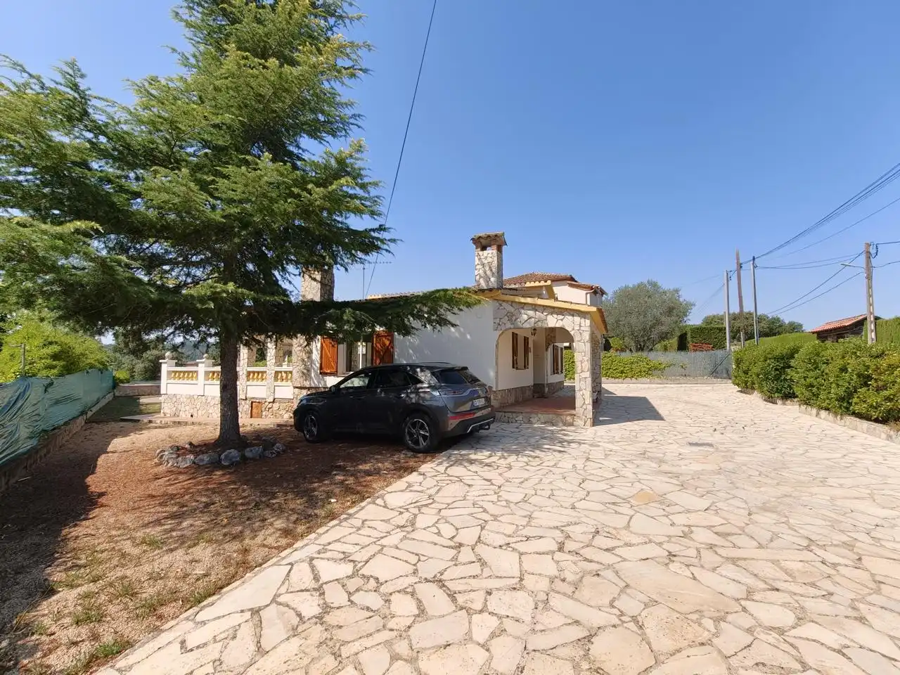 Vista exterior de Casa o xalet en venda en Caldes de Malavella amb Aire condicionat, Calefacció i Jardí privat