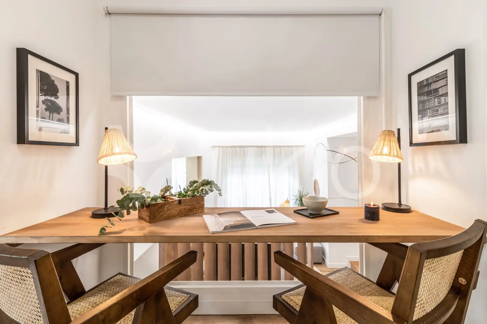 Dormitori de Apartament de lloguer en Madrid amb Aire condicionat, Moblat i Forn