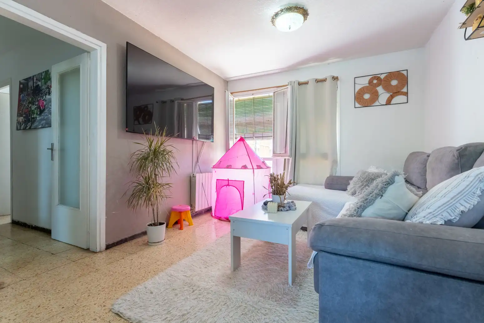 Living room of Flat for sale in Constantí  with Heating and Balcony