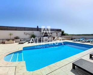 Swimming pool of House or chalet for sale in Maó  with Air Conditioner, Terrace and Swimming Pool