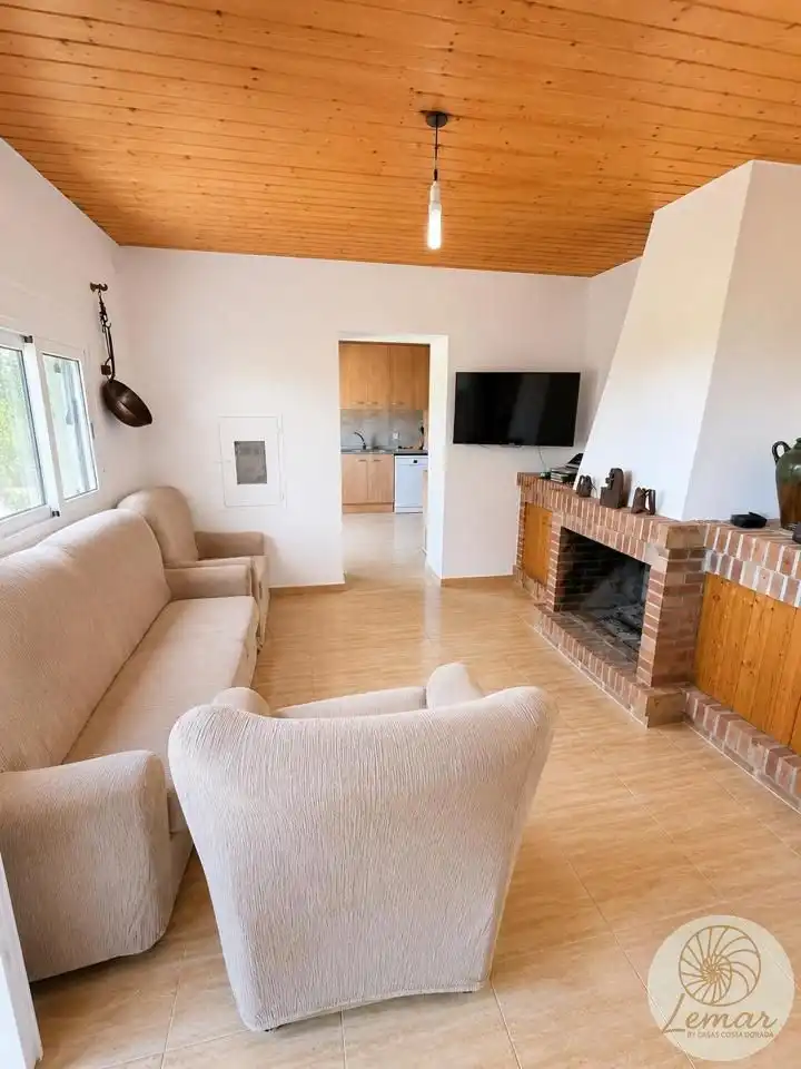 Sala de estar de Finca rústica en venta en L'Ametlla de Mar 