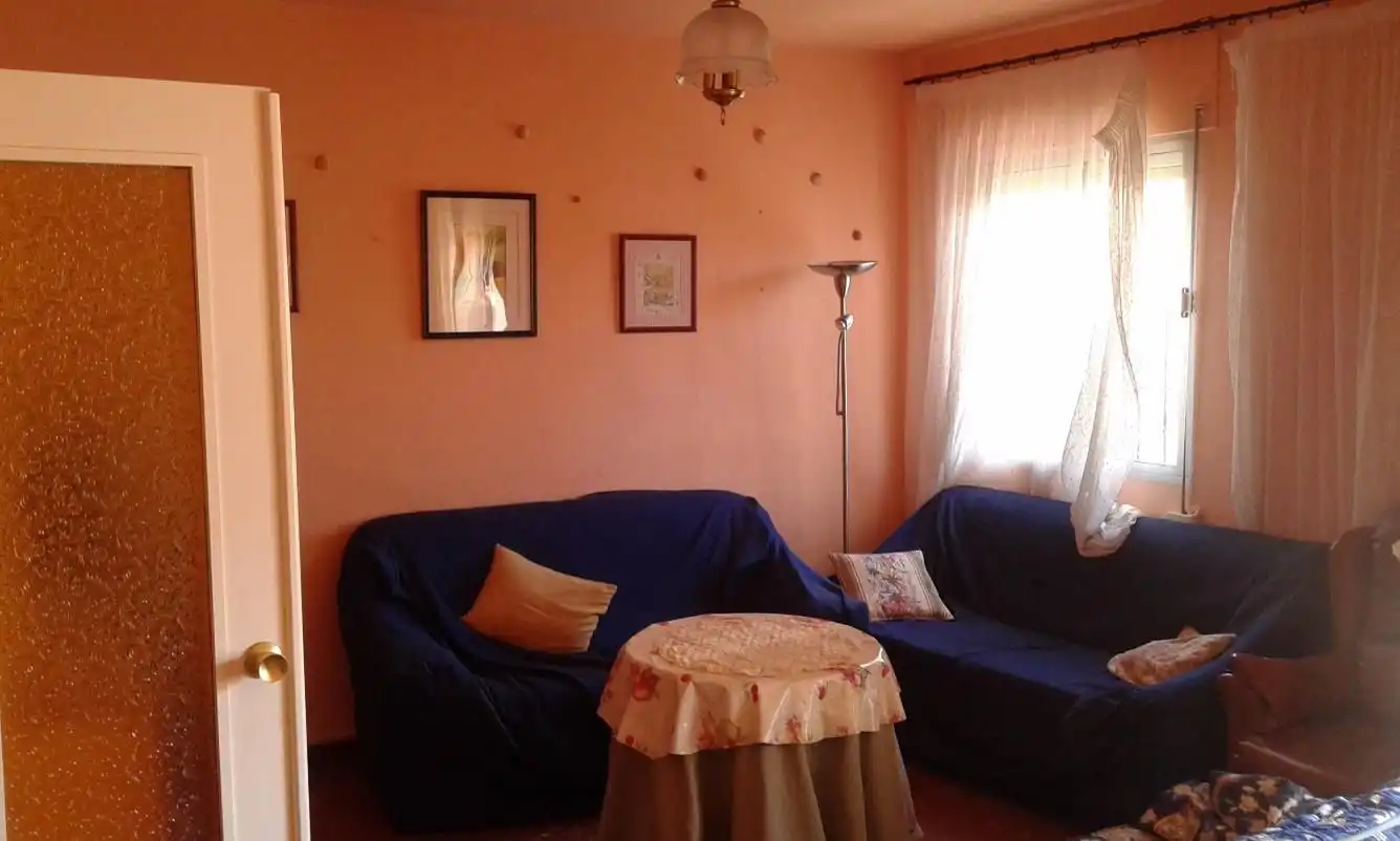 Sala de estar de Piso en venta en Lepe con Terraza, Trastero y Amueblado