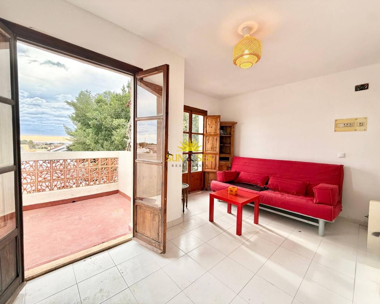 Balcony of Flat to rent in San Miguel de Salinas  with Heating, Swimming Pool and Furnished