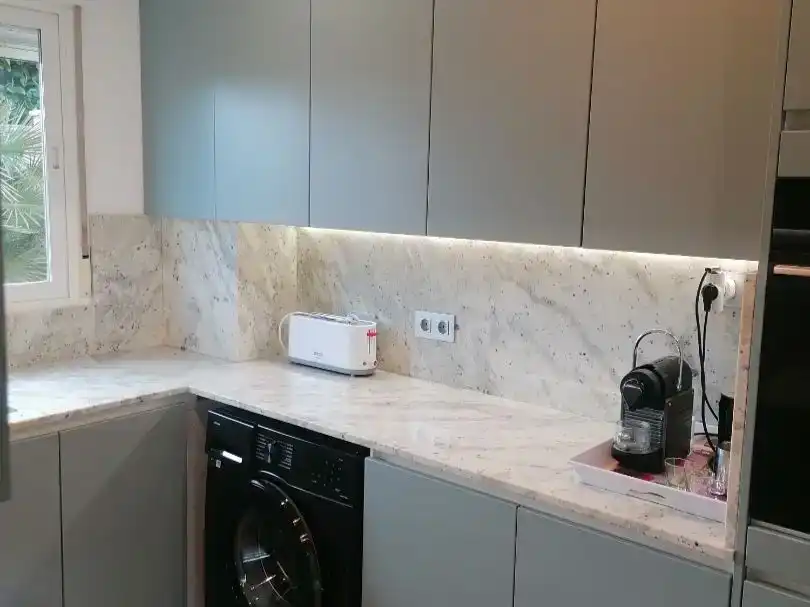 Cuina de Casa o xalet en venda en La Nucia amb Aire condicionat, Parquet i Piscina