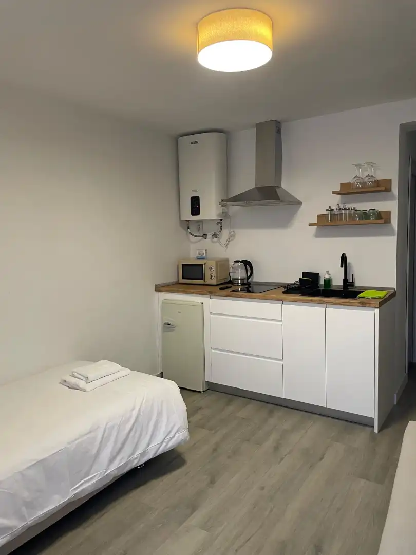 Cocina de Apartamento de alquiler en Málaga con Aire acondicionado, Calefacción y Terraza