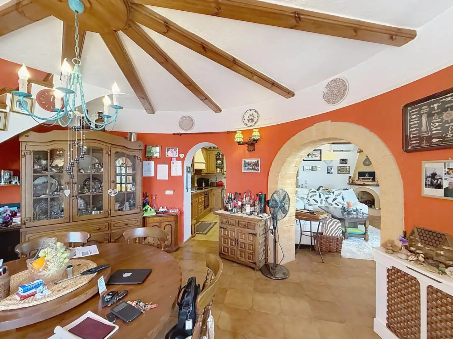 Comedor de Casa o chalet en venta en Benitachell / El Poble Nou de Benitatxell con Aire acondicionado, Calefacción y Jardín privado