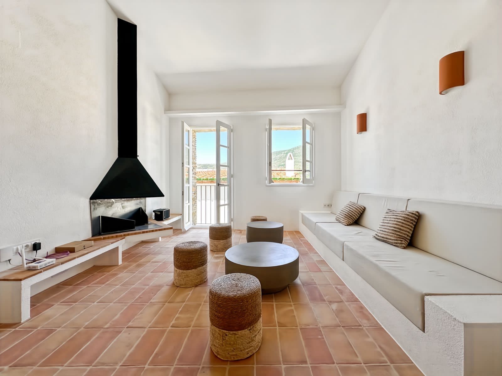 Living room of Single-family semi-detached for sale in Cadaqués  with Air Conditioner and Furnished