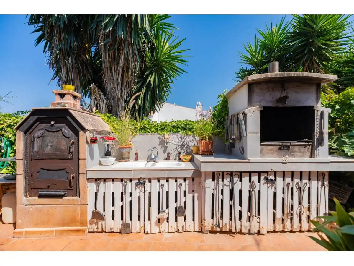Garden of Houses for sale in Sant Lluís  with Heating, Terrace and Swimming Pool