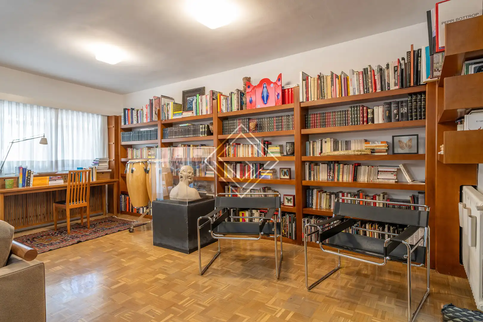 Sala de estar de Casa adosada en venta en Madrid con Aire acondicionado, Calefacción y Jardín privado